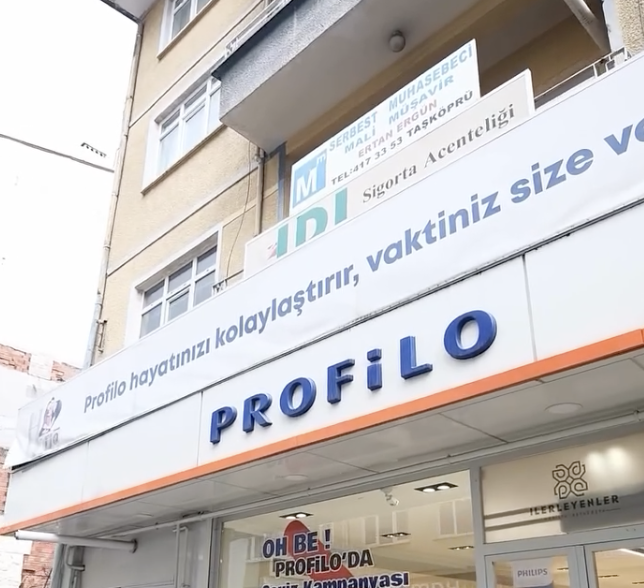 İlerleyenler Profilo Taşköprü şubesi